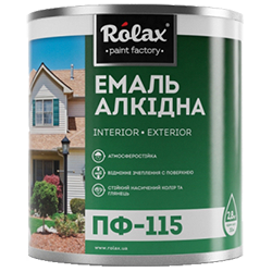 Емаль алкідна ROLAX ПФ-115 зелена 2,8кг (Ролакс)